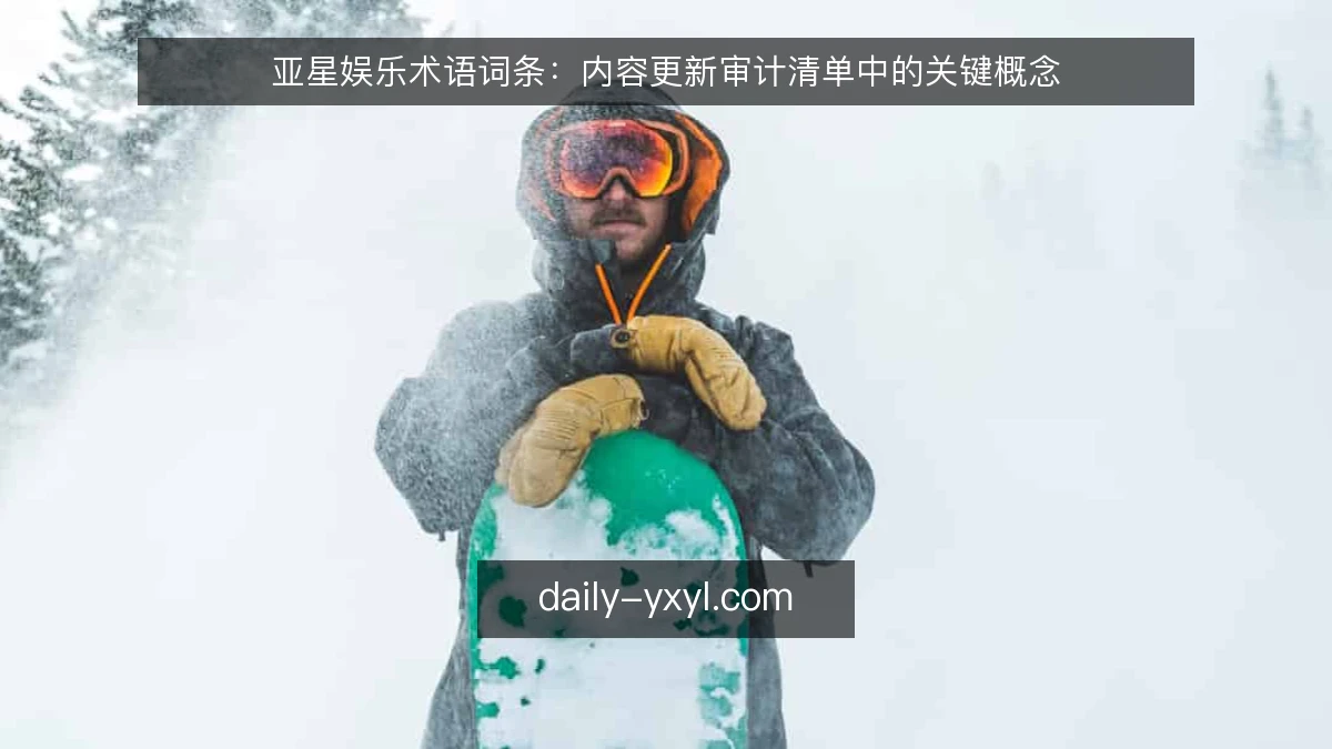 亚星娱乐术语词条：内容更新审计清单中的关键概念